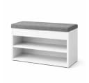 OTTO HOME Schuhbank Schuchschrank 60 Weiß mit Sitzkissen Bild 4