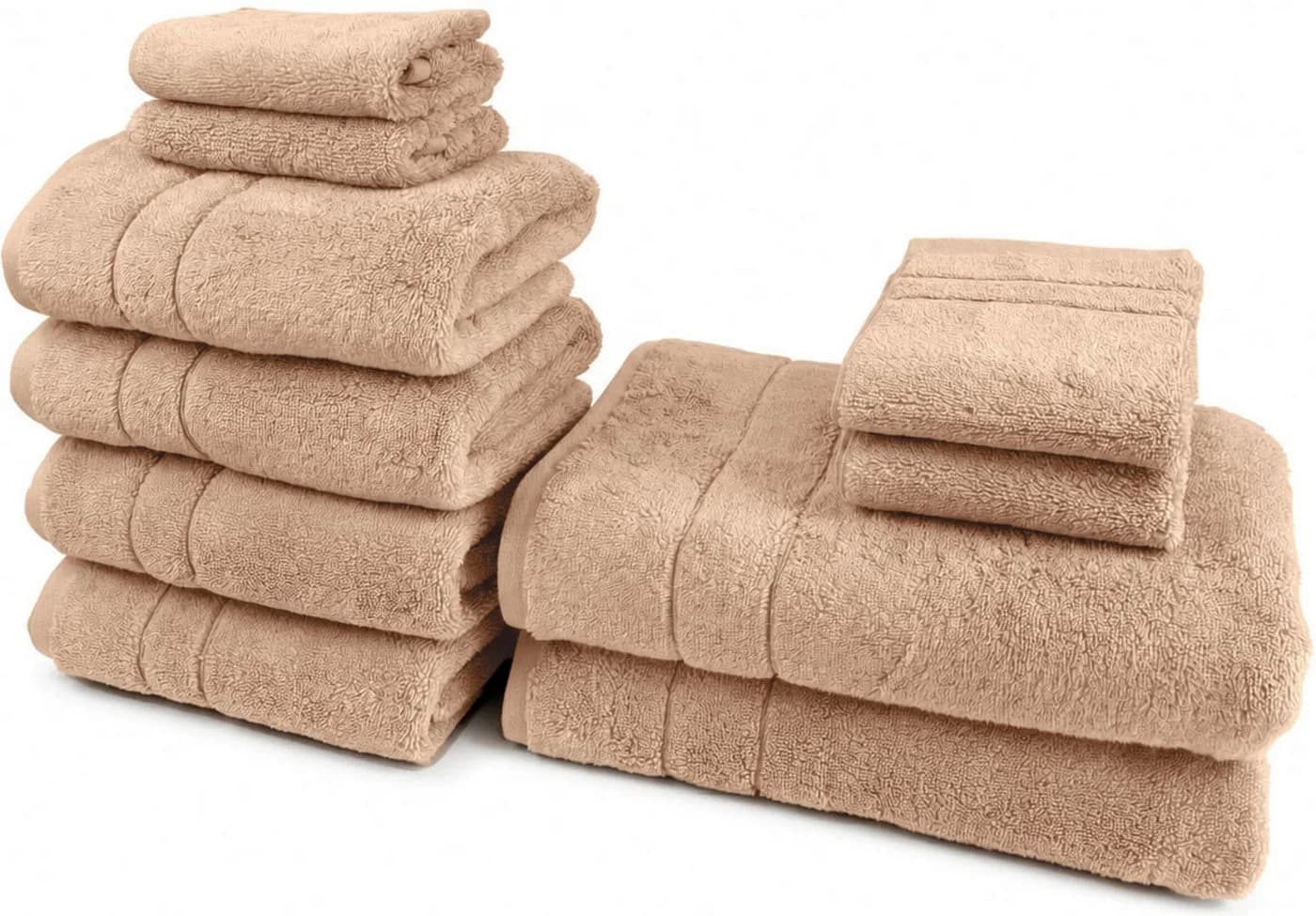 OTTO home Handtuch Set Inga 10-tlg. Beige 100% Baumwolle Frottier - Bild 2