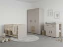 OTTO home Babyzimmer-Komplettset Rieke Grau Holzwerkstoff 4-tlg. Bild 2