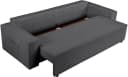 OTTO home Schlafsofa CASSI 3-Sitzer grau mit Bettkasten Bild 5