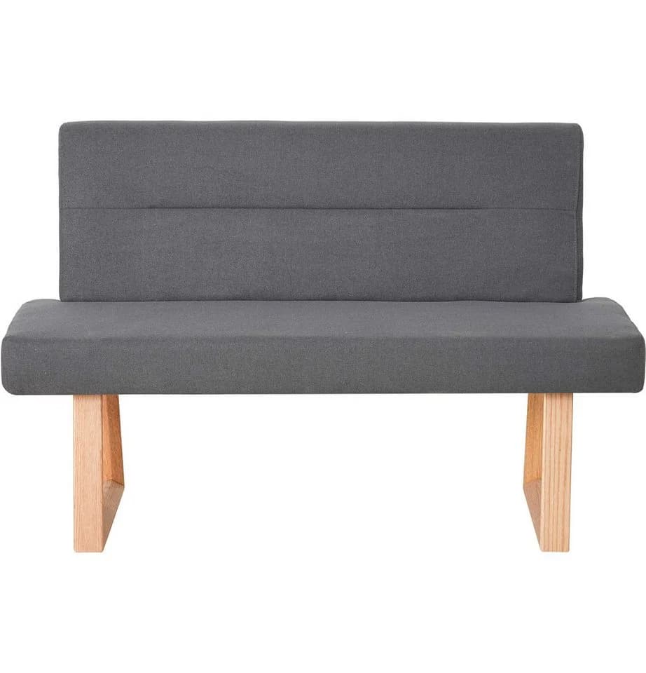 OTTO home Essbank Mellio 3-Sitzer Anthrazit Eiche massiv - Bild 4