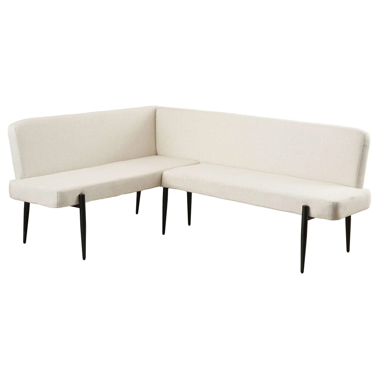 OTTO HOME Eckbank Frida Beige/Schwarz mit Stauraum