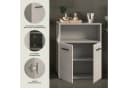 WELLTIME Midischrank Florenz 60cm Kaschmir 2 Türen Bild 3
