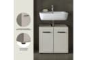 welltime Waschbeckenunterschrank FLORENZ Beige 60cm Bild 3