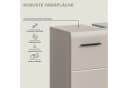 welltime Waschbeckenunterschrank FLORENZ Beige 60cm Bild 5