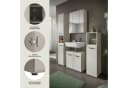 welltime Badezimmer-Set 4-tlg. Beige Hochschrank WBU Spiegelschrank Standschrank Bild 4