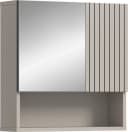 welltime Spiegelschrank MANI Beige 2 Türen 1 offenes Fach Bild 2