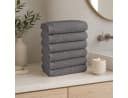 OTTO home Handtücher Corrin 6-tlg. Grau 50x100cm Frottier Baumwolle Bild 1