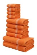 OTTO home Handtuch Set Kapra 10-tlg. Braun 100% Baumwolle Frottier Bild 2