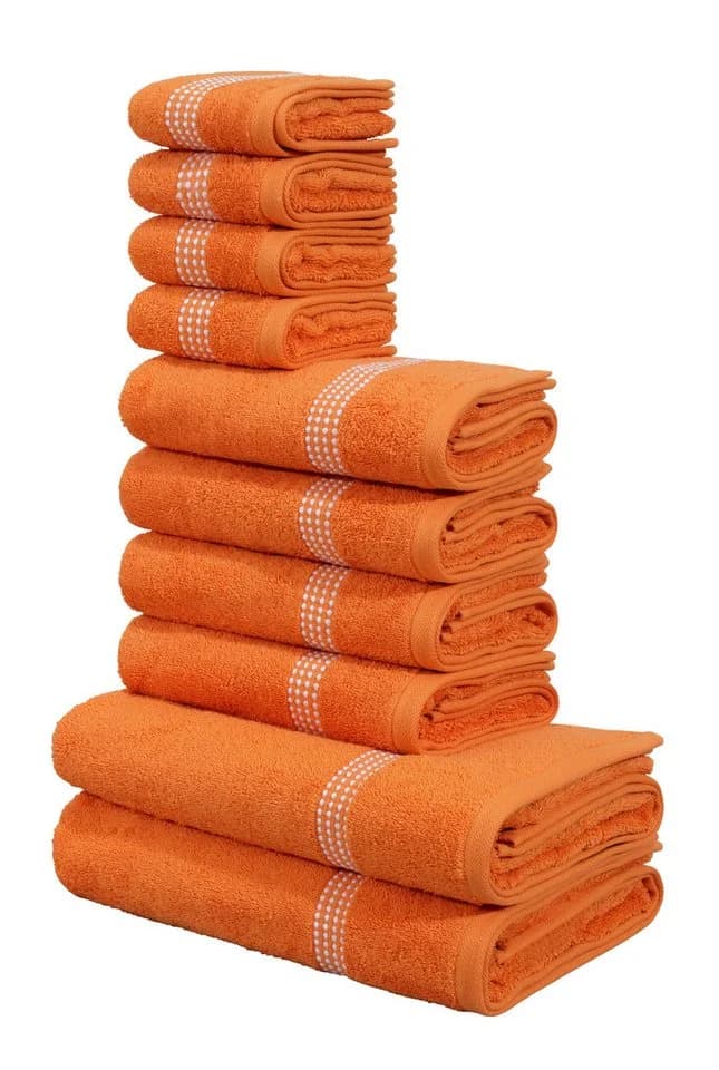 OTTO home Handtuch Set Kapra 10-tlg. Braun 100% Baumwolle Frottier - Bild 2