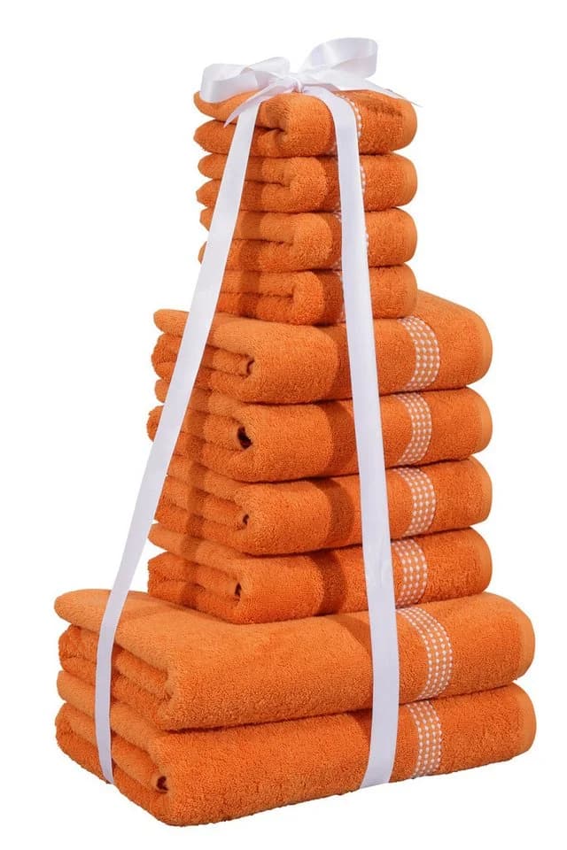 OTTO home Handtuch Set Kapra 10-tlg. Braun 100% Baumwolle Frottier - Bild 4