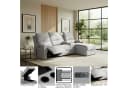 OTTO home Ecksofa NAPORI Microfaser Relaxfunktion L-Form dunkelbraun Bild 4