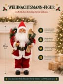 OTTO home Weihnachtsmann Dekoration klassisch mit Sack und Geschenken Bild 1