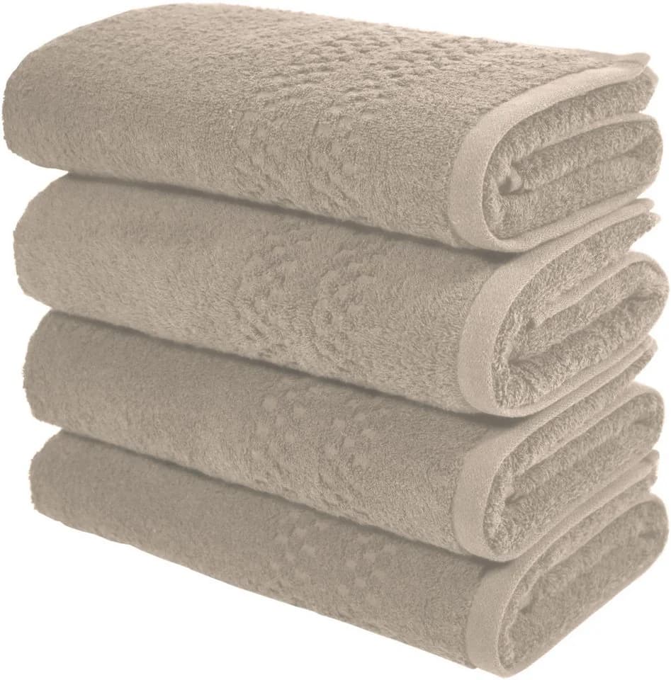 OTTO home Handtuch Set Regona 50x100cm Braun Frottier 4-teilig - Bild 2