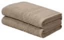 OTTO home Duschtücher Regona 70x140cm Braun 500g/m² Frottier Set 2tlg Bild 2