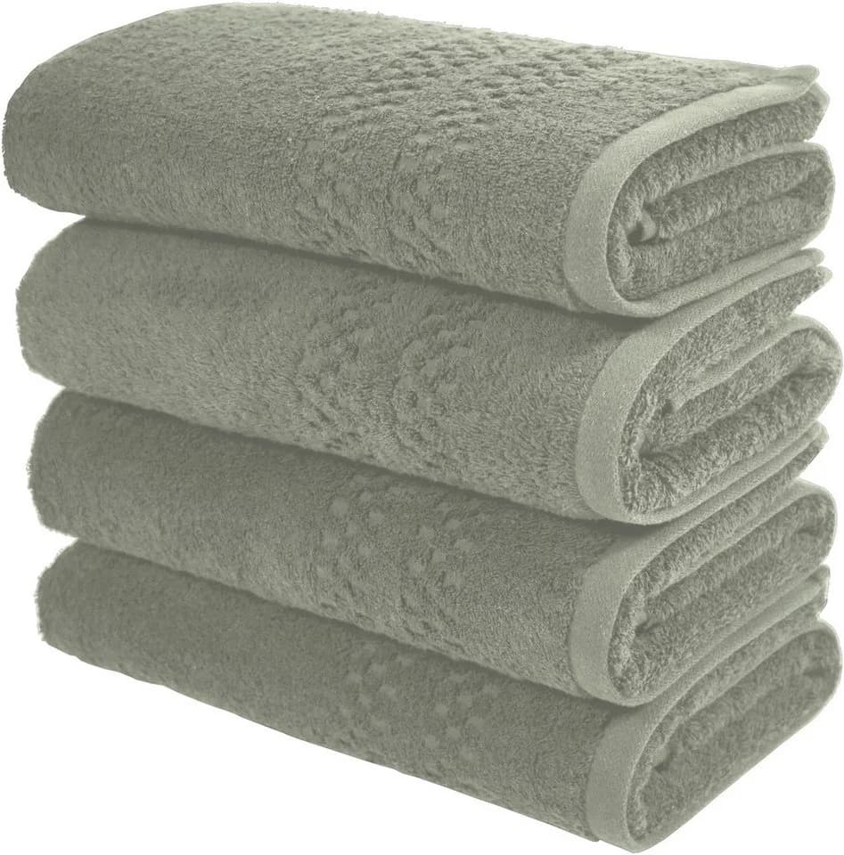 OTTO home Handtuch-Set Regona 4-tlg. 50x100cm Grün 500g/m² Frottier - Bild 2