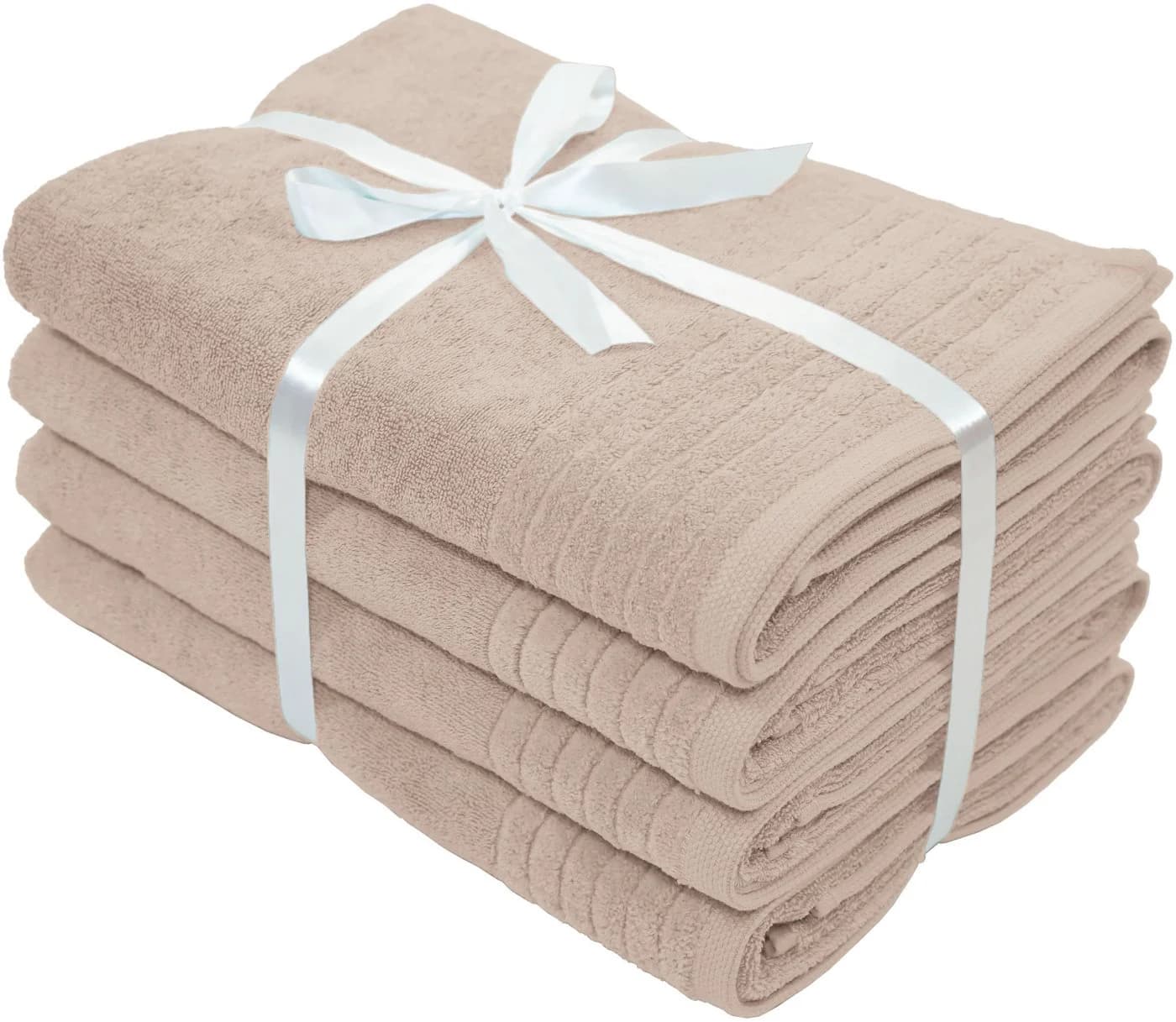 OTTO home Duschtücher Sanremo Premium Beige 4er Set Frottier