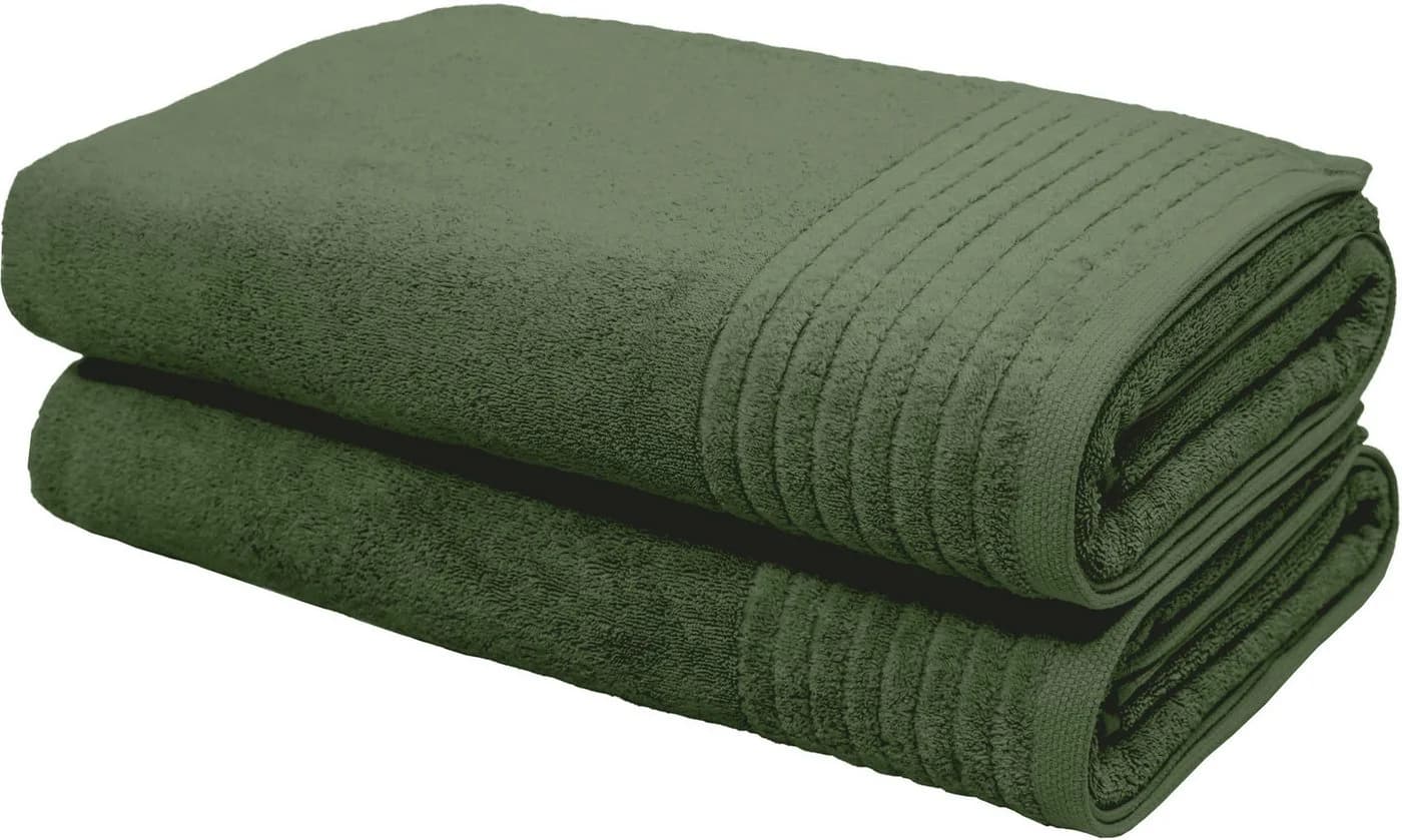 OTTO home Saunatuch Sanremo Premium 80x200cm 600g/m² Baumwolle Grün - Bild 4