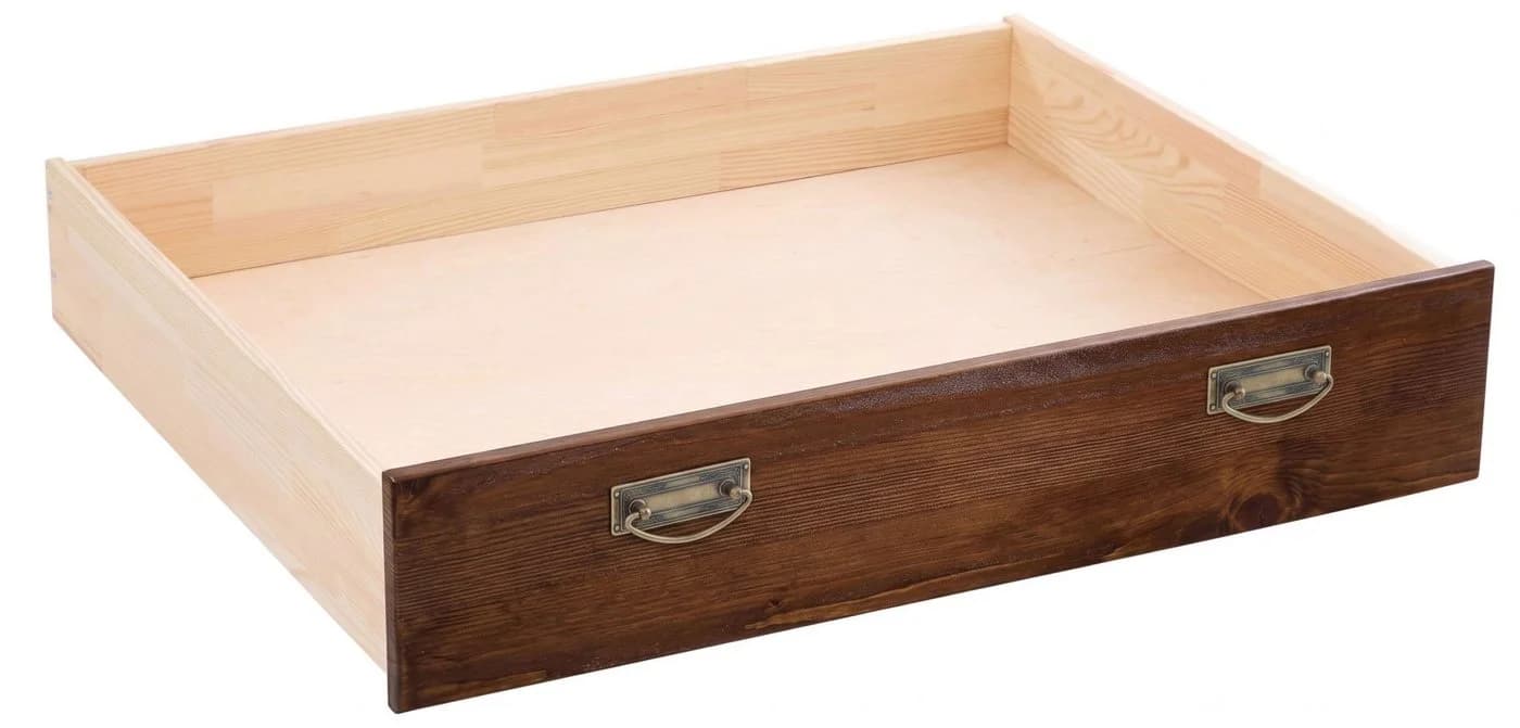 OTTO home Schubkasten Konrad Massivholz Kiefer braun mit Rollen - Bild 2