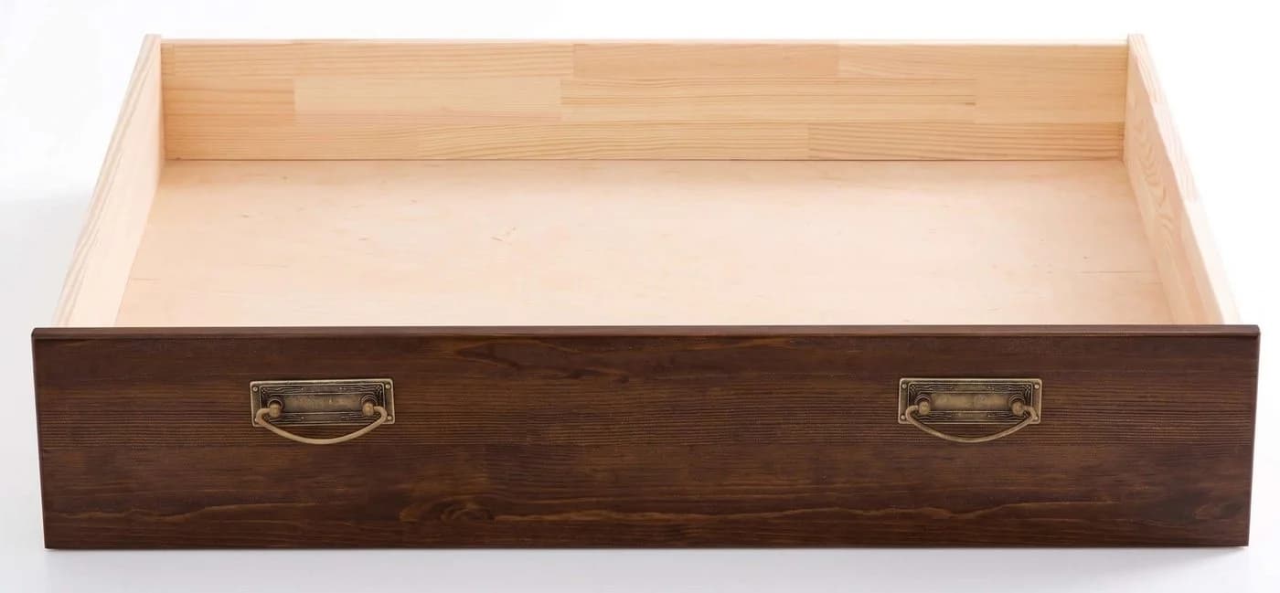 OTTO home Schubkasten Konrad Massivholz Kiefer braun mit Rollen - Bild 4