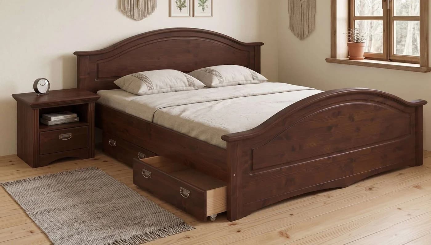 OTTO home Massivholzbett Konrad FSC®-zertifiziert Kiefernholz - Bild 2