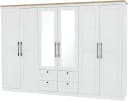 OTTO home Kleiderschrank Büsum 6 Türen Spiegel 3m Breite Bild 2