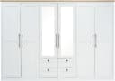OTTO home Kleiderschrank Büsum 6 Türen Spiegel 3m Breite Bild 4