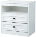 OTTO home Nachttisch Arrian 2er-Set Landhausstil weiß Bild 2