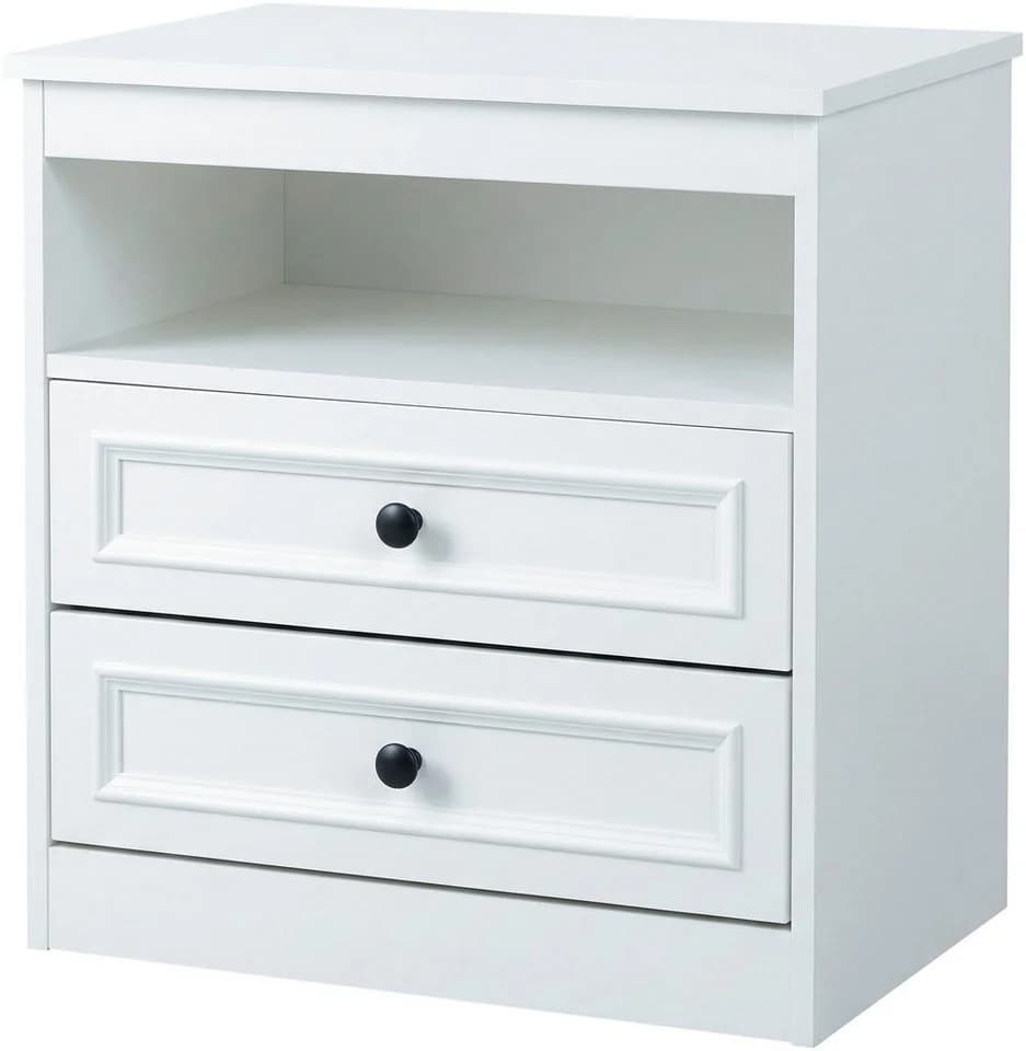 OTTO home Nachttisch Arrian 2er-Set Landhausstil weiß - Bild 2