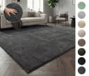 OTTO home Teppich Cali Uni Grau Microfaser Rechteckig Bild 2