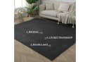 OTTO home Teppich Cali Uni Grau Microfaser Rechteckig Bild 5