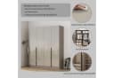 OTTO home Kleiderschrank Annor Grau Hochglanz mit Spiegeln Bild 5