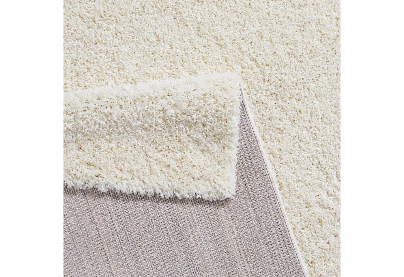 OTTO home Hochflor-Teppich Viva Shaggy Uni Weiß - Bild 4