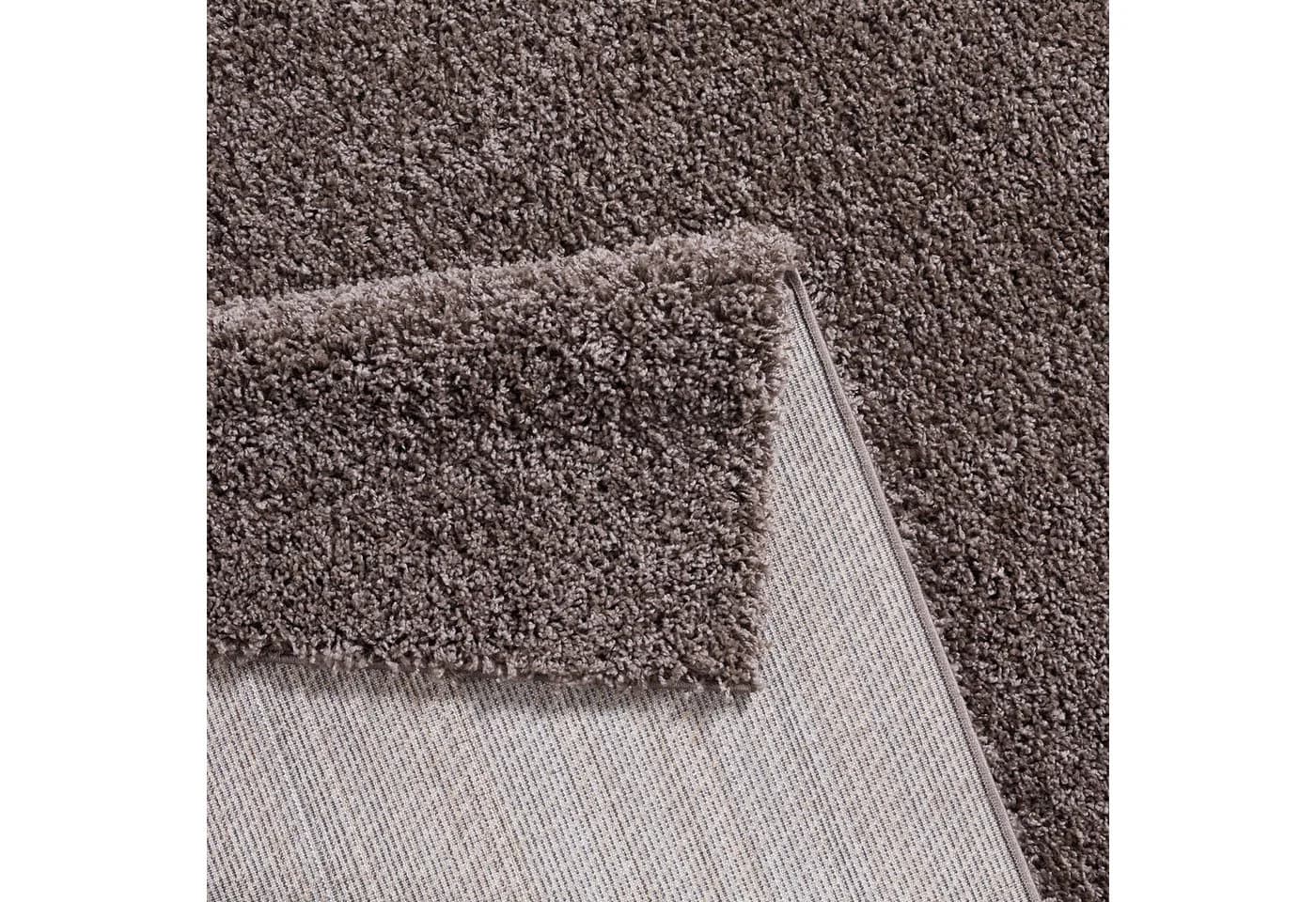 OTTO home Hochflor-Teppich Viva Shaggy Grau Uni - Bild 5