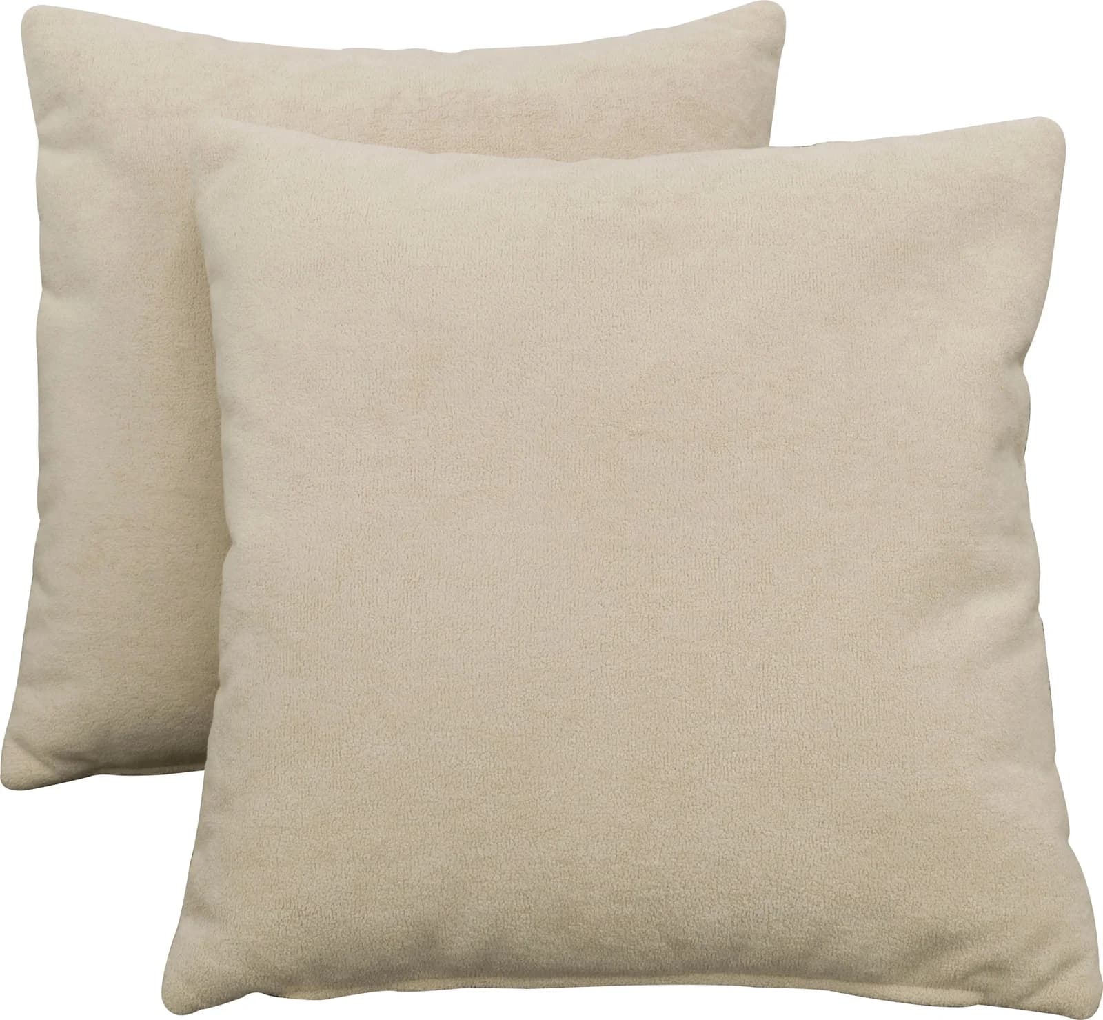 OTTO HOME Dekokissen 2er Set Beige 40x40cm Polyester