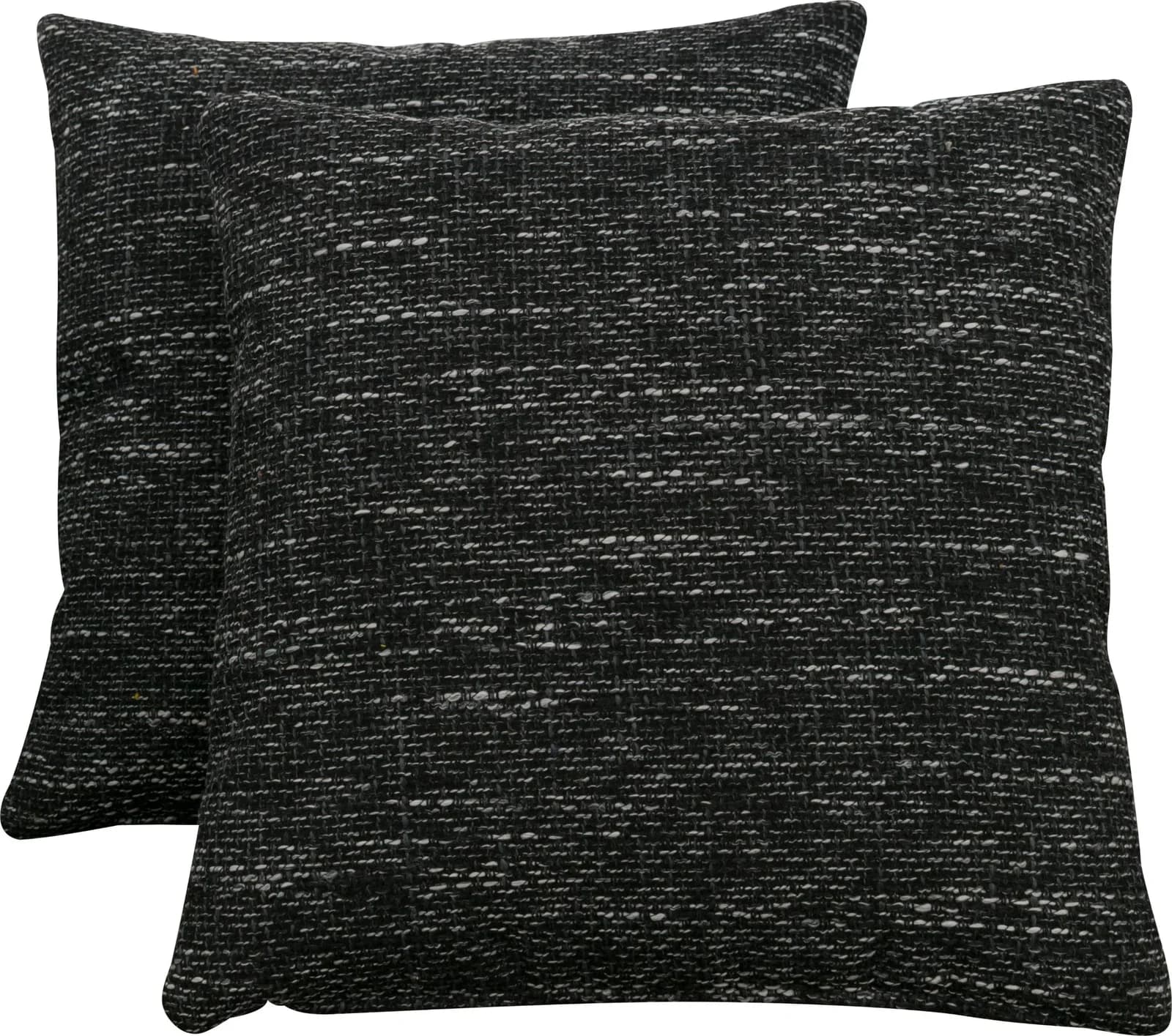 OTTO HOME Dekokissen 2er Set Schwarz 40x40cm Polyester