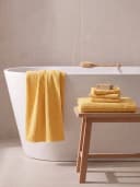 OTTO home Badetuch Riva Gelb 80x150 Premium Webfrottier Bild 1