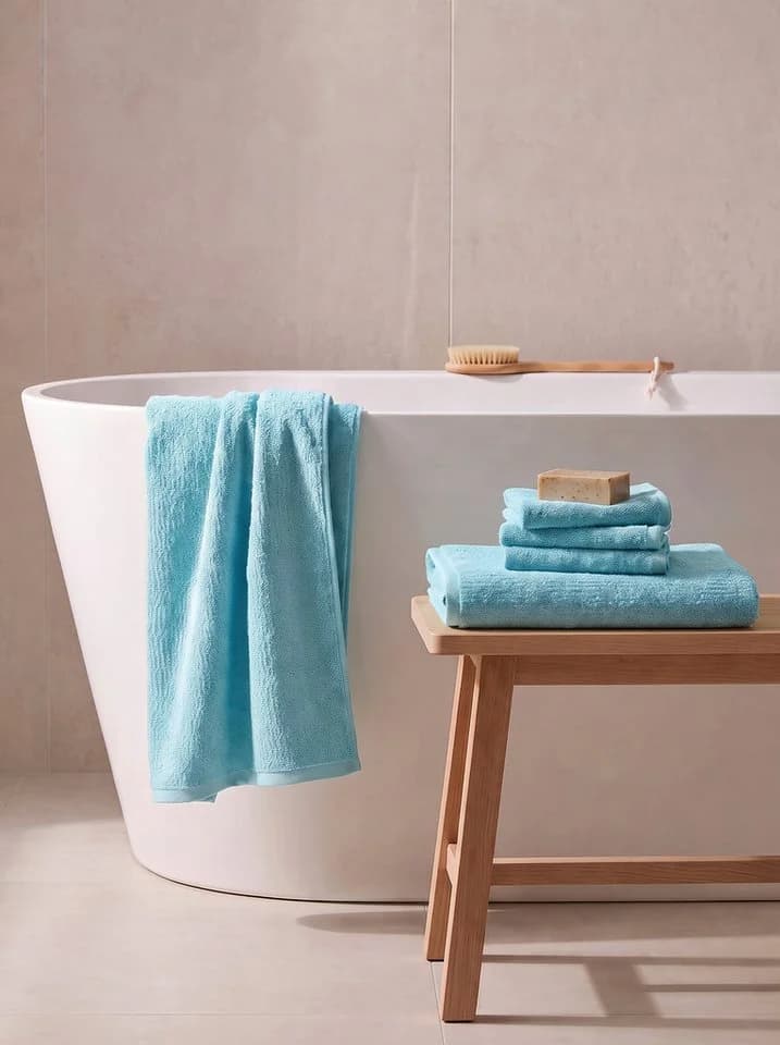 OTTO home Badetuch Riva Türkis 80x150 Webfrottier