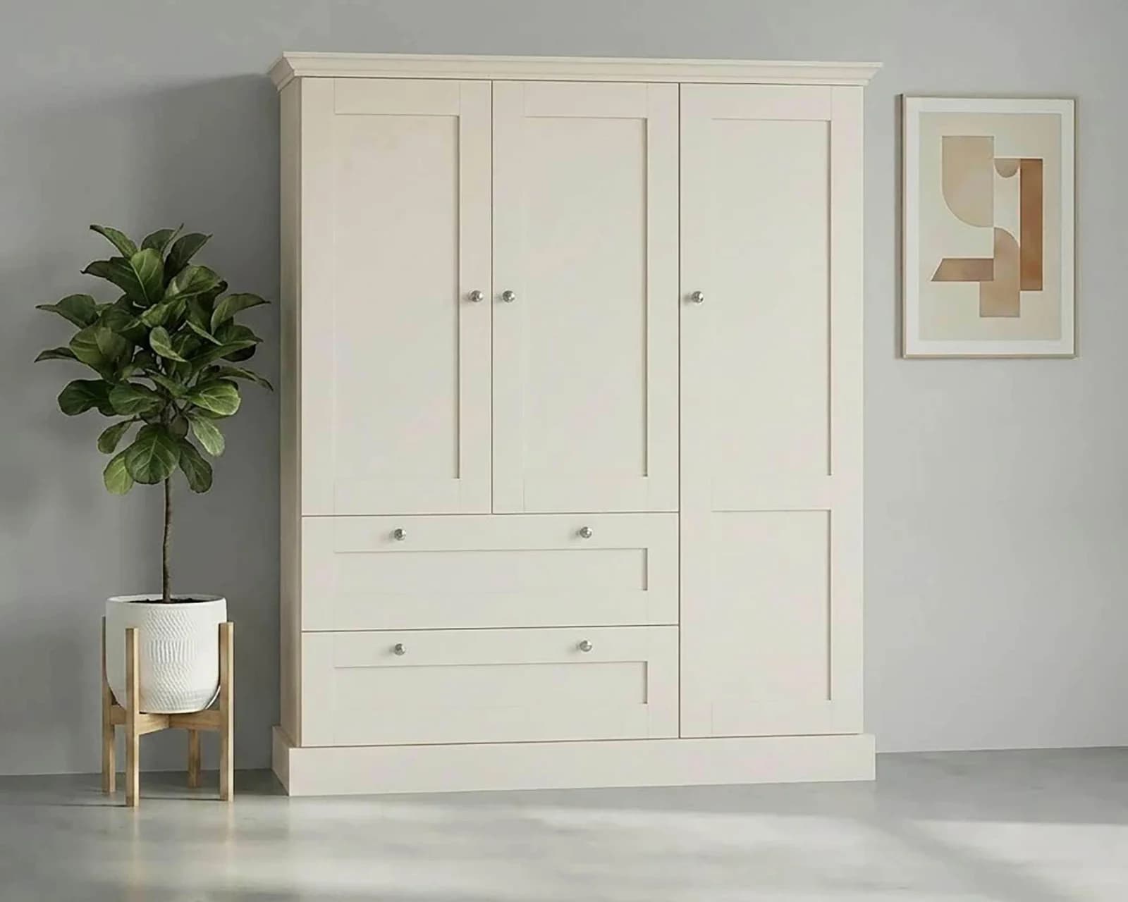 OTTO HOME Kleiderschrank Binz Beige FSC Holzwerkstoff