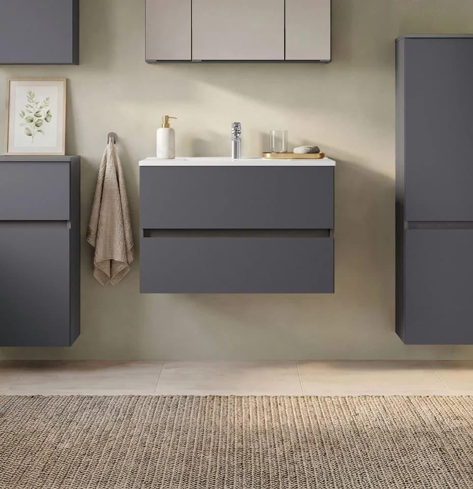 OTTO HOME Waschtisch BOZEN mit Becken und 2 Schubladen