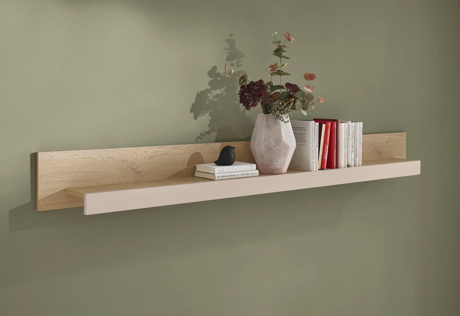 HOME AFFAIRE Wandboard Cantara Modernes Hängeregal Braun