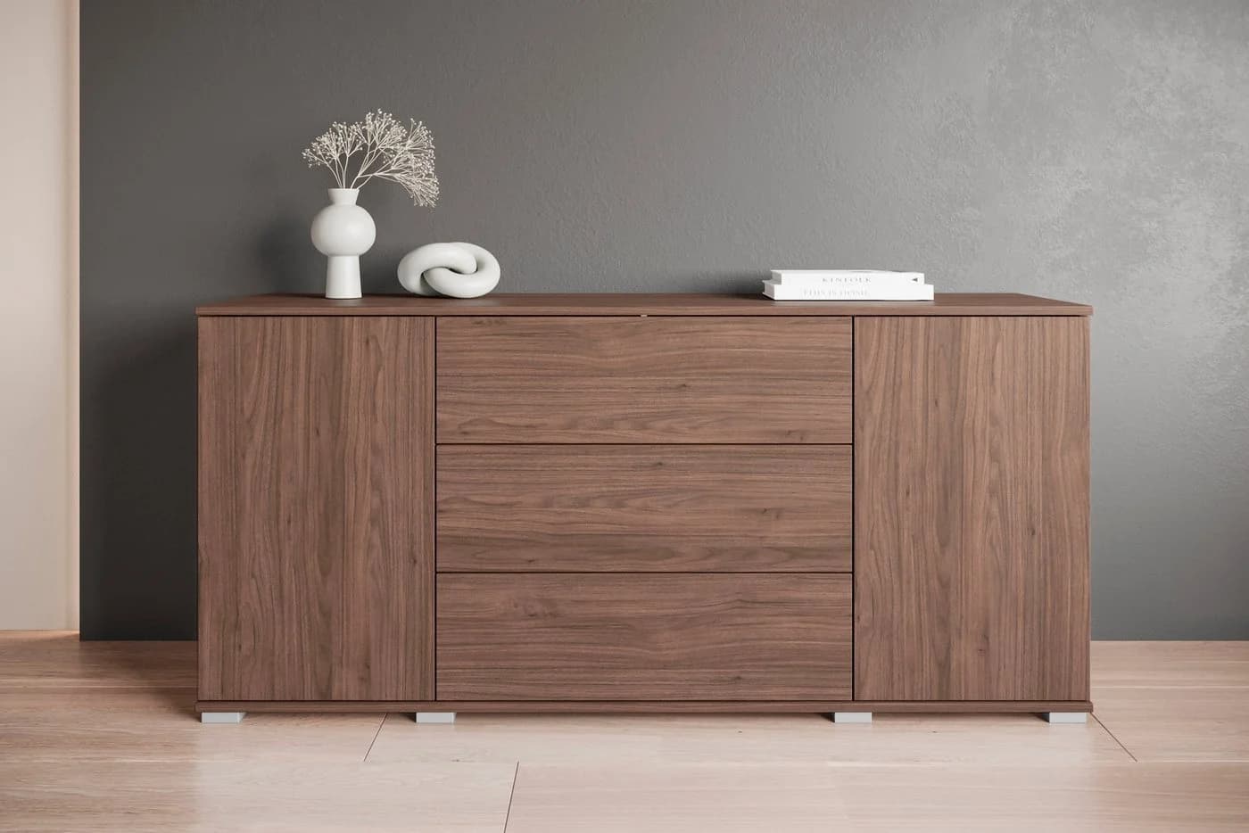 OTTO home Sideboard Kenia Braun Holzwerkstoff Modern - Bild 3