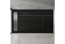doporro Duschwanne Xetro04 Rechteckig Acryl Schwarz Bild 1