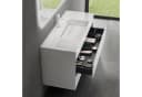 doporro Badmöbel-Set Badezimmer Waschbecken Waschtisch Deep Matt Weiß Bild 3