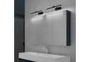 doporro Spiegelschrank mit LED-Beleuchtung Anthrazit Matt Bild 1