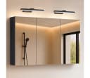 doporro Spiegelschrank mit LED-Beleuchtung Anthrazit Matt Bild 2