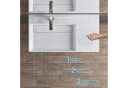 doporro Aufsatzwaschbecken Colossum12 Weiß Mineralguss Bild 3