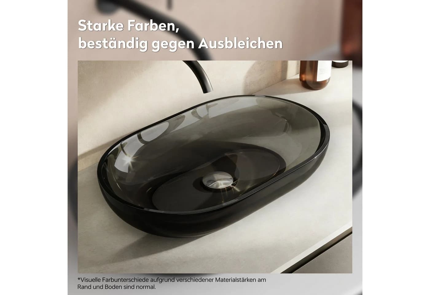 doporro Aufsatzwaschbecken Gussmarmor Grau Colossum808 - Bild 4
