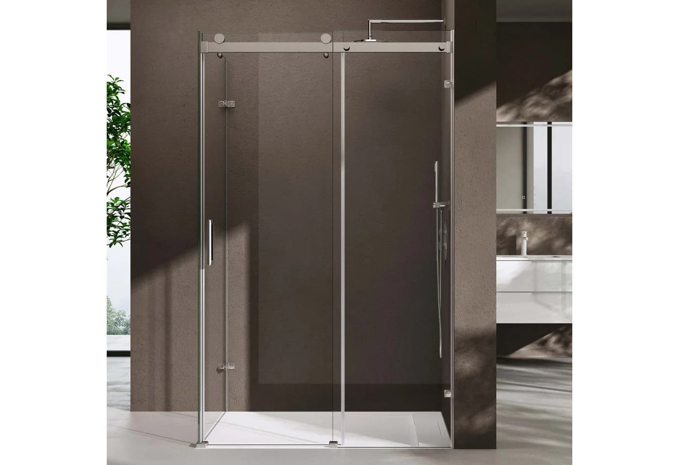 doporro Eckdusche Schiebetür ESG 8mm Nano 195cm - Bild 4