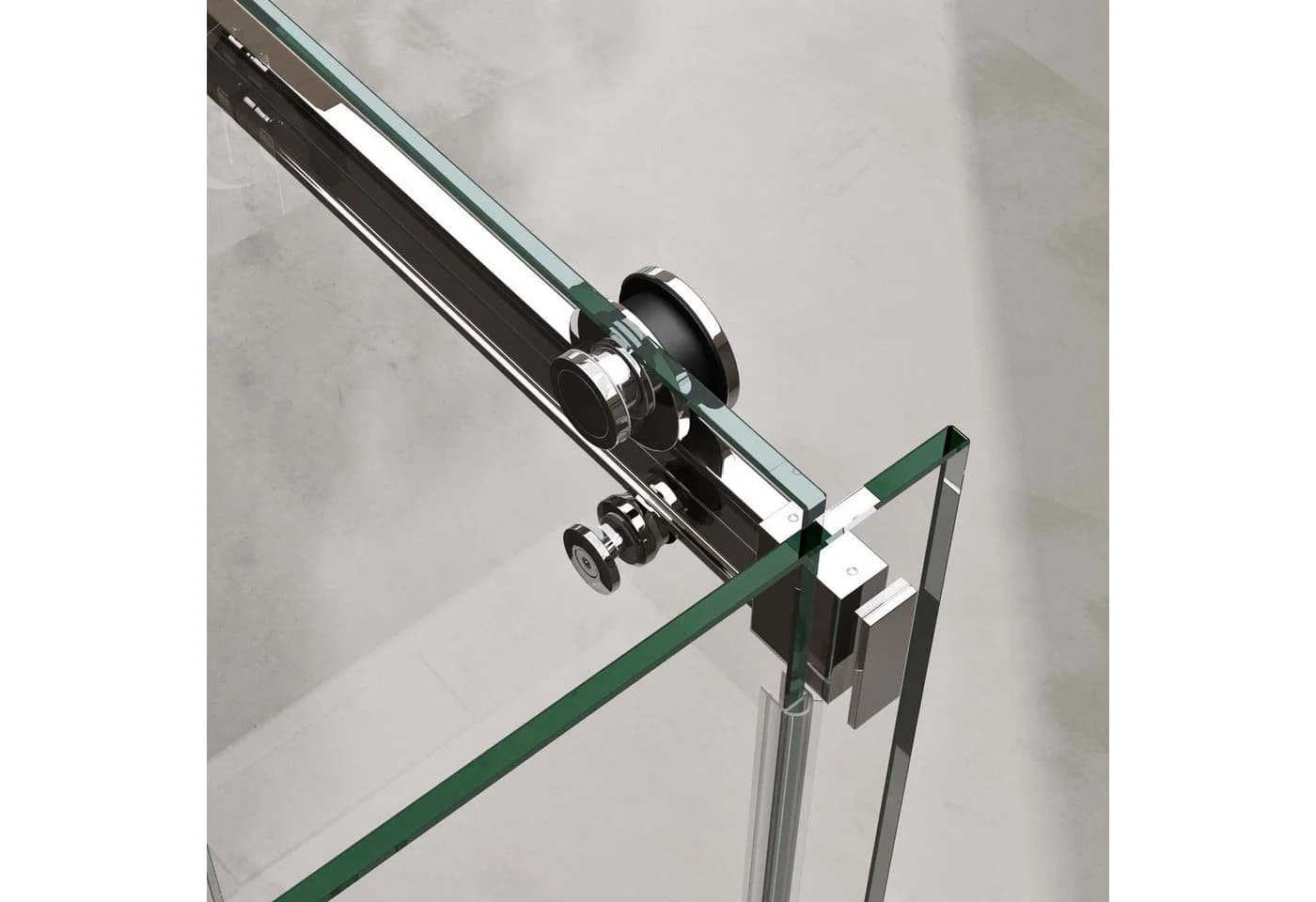 doporro Eckdusche Schiebetür ESG 8mm Nano 195cm - Bild 5